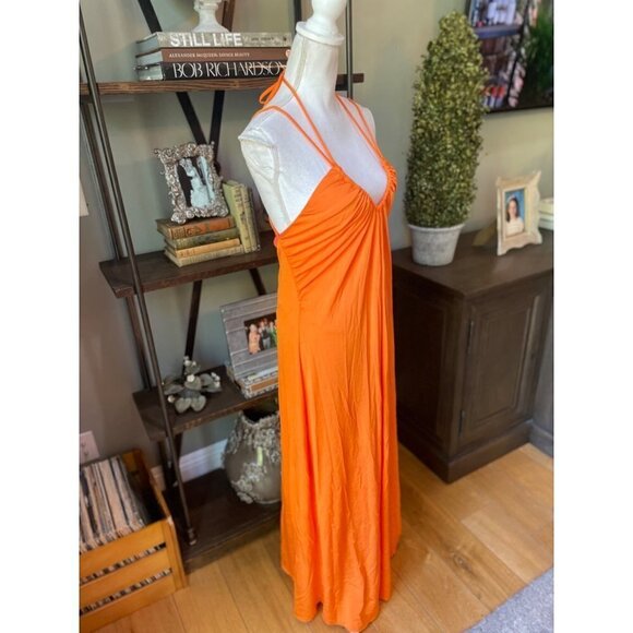 Jonathan Simkhai Hayes Dress Orange Womens Size Large - Picture 4 of 13